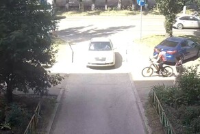 С контрольным проездом по колесу велосипеда