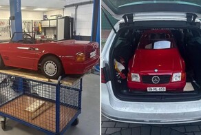 Детские мелкомасштабные реплики Mercedes-Benz SL и Porsche 911 с ДВС выставили на аукцион