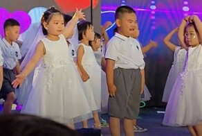 Девочка стала звездой соцсетей благодаря своей невозмутимости