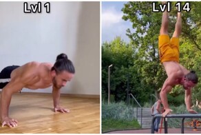 24 уровня отжиманий