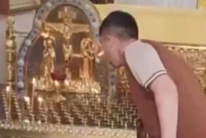 Таджика, демонстративно задувшего свечи в церкви, арестовали на 2 месяца