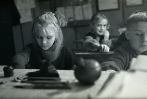 Школа в советской деревне 1964 год