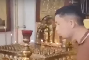 Таджика, потушившего свечи в храме и напавшего на прихожанку, посчитали невменяемым