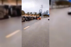 Наказание за неправильную парковку в Китае
