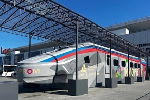 В Екатеринбурге показали полноразмерный макет российского высокоскоростного поезда