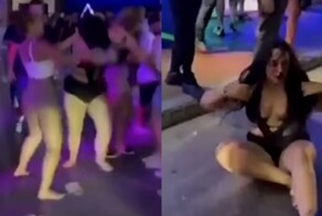 Британки подрались из-за мужчины на Крите