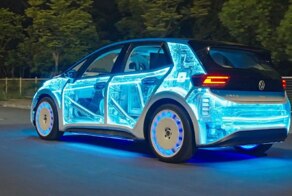 Китаец превратил свой электрический Volkswagen ID.3 в прозрачный компьютер на колесах