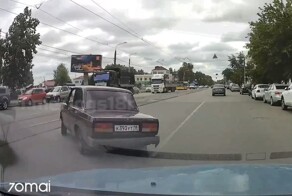 Грузовик помог обезвредить дрифтера