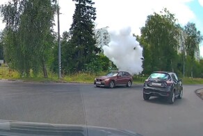 Взрыв газового баллона в багажнике
