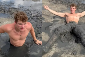 Смертельная ловушка: мужчина выбрался из зыбучих песков