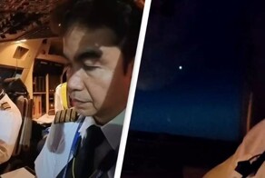 Пилоты Boeing 747 сняли на видео НЛО