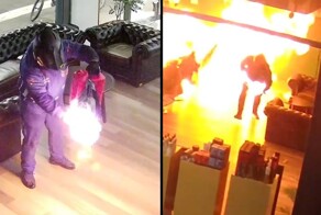 Злоумышленник пытался поджечь барбершоп, но сам отхватил огня