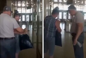 Охранник ударил в челюсть женщину во время досмотра