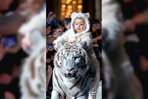 Нейросеть создала показ моды детей и животных