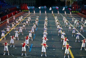 Парад физкультурников прошёл на Красной площади