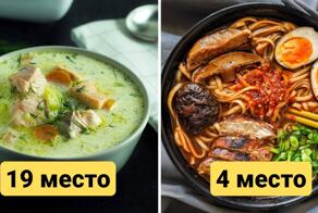 20 супов из разных стран мира, которые были признаны самыми вкусными в 2024 году