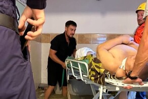 В Сочи из-за сильнейшего ливня случилось наводнение и местная больница превратилась в аквапарк