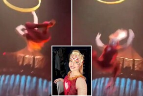 Русская артистка Cirque du Soleil сорвалась с высоты во время выступления