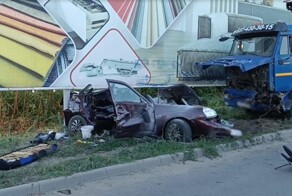 Пьянь на грузовике устроил смертельное ДТП в Кузнецке