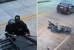 В Эквадоре автомобилист сбил воров