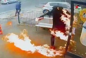Мгновенная карма: поджигатель магазина заодно поджег и себя