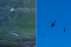 Транспортировка вертолёта по воздуху закончилась полным провалом