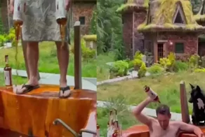 Мужчина устроил себе необычные SPA-процедуры