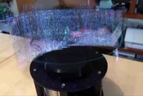 Энтузиаст запустил Doom на объёмном воксельном дисплее