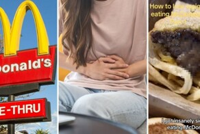 Женщина похудела после похода в McDonald's