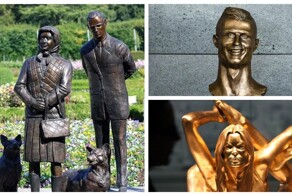 Новый памятник королеве Елизавете и другие нелепые скульптуры знаменитостей