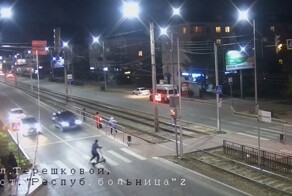 BMW, электросамокат и запрещающий сигнал светофора. Что могло пойти не так?