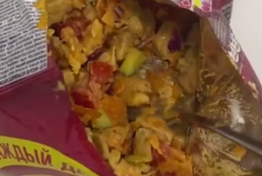 Карательная кулинария: салат в пачке чипсов