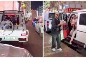 Миллионер из Дубая обвесил свой автомобиль новыми iPhone