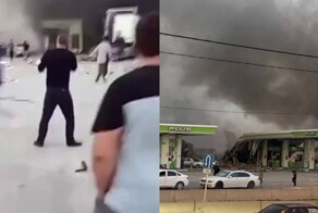 На АЗС в Махачкале произошёл мощный взрыв, есть погибшие