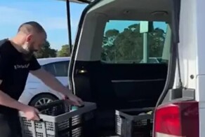 Удобная складная тележка для покупок⁠⁠