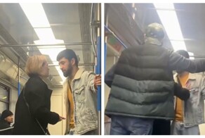 Нокаут в метро в Москве