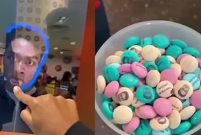 В магазине M&M's в Нью-Йорке можно сделать конфеты со своим лицом