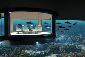 Морское чудо: инновационная мегаяхта с подводной комнатой
