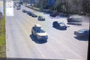 ДТП с последующим переворотом в Хабаровске