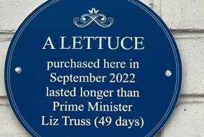 В Великобритании увековечили память пережившего премьерство Трасс салата