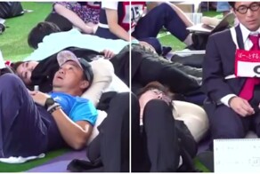 В Токио прошёл чемпионат по расслаблению