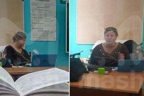 Учительница пришла на урок с дуршлагом на голове и рассказала про монстра
