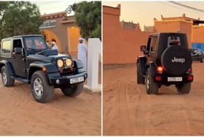 Суровый и беспощадный тюнинг - самый узкий в мире Jeep Wrangler