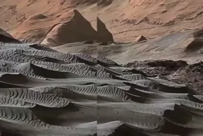 Вид на марсианские дюны