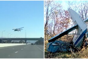 Жесткая посадка самолёта Ан-2 попала на видео