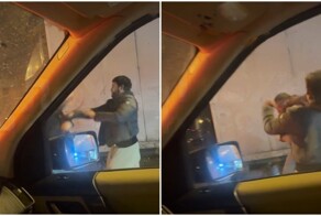 Ущемился, что не дали проехать по обочине и вышел за звездюлями