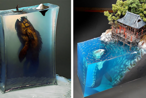 Талассофобия в потрясающих диорамах японского мастера