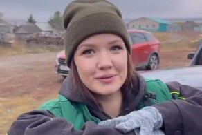 Девушка прокачала машину, поместив в неё печку