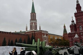 На Красной площади заработал Музей под открытым небом в честь парада 7 ноября 1941 года. Советую к посещению