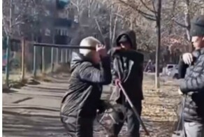 В Кызыле женщина напала на сотрудников отлова собак